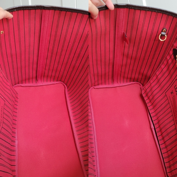 💕CLASSIC Tote Bag Louis Vuitton Neverfull GM Damier Ebene - Picture 7 of 16